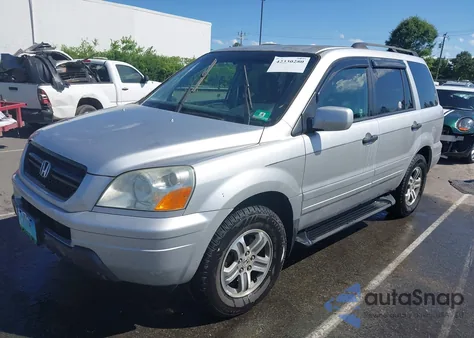 2005 Honda Pilot Ex-L z USA, uszkodzony, nr VIN 5FNYF18555B023872
